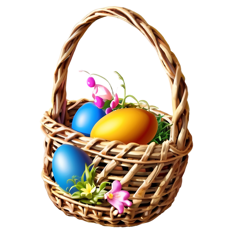 Easter Bunny Basket Png Rta