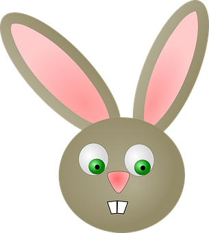Easter Bunny Cartoon Graphic