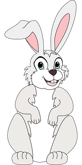 Easter Bunny Cartoon Illustration