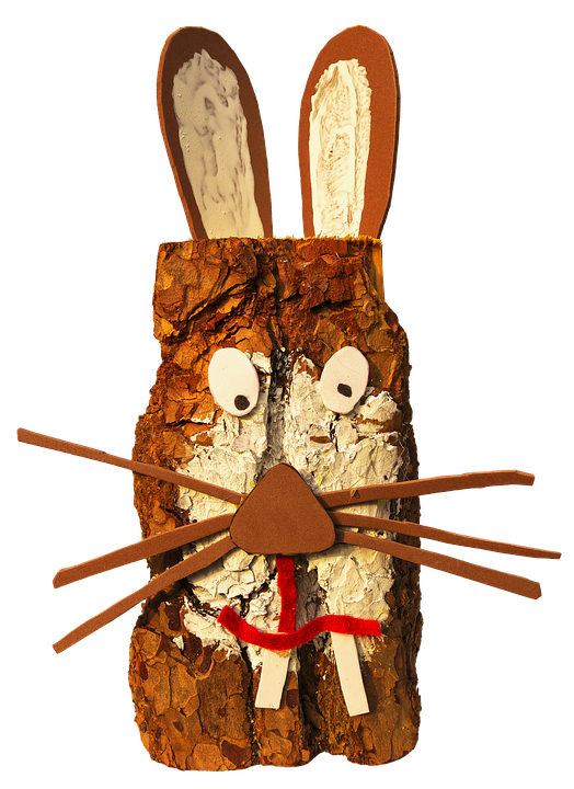 Easter Bunny Cork Art