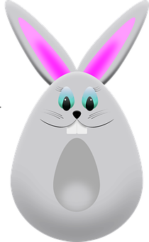 Easter Bunny Egg Graphic