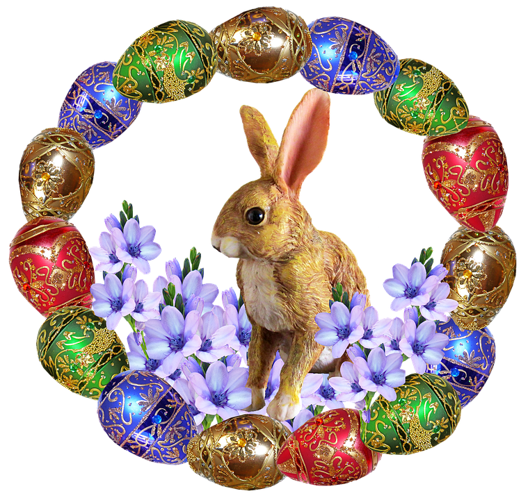 Easter Bunnyand Decorative Eggs Wreath.png