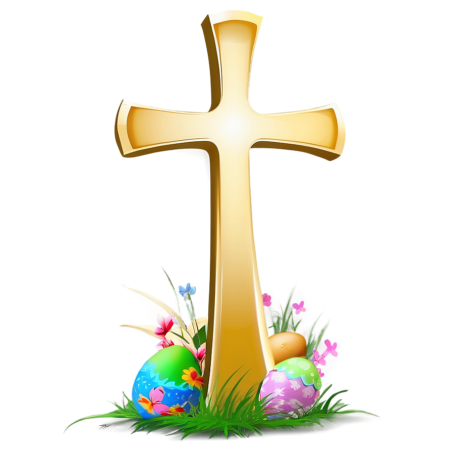 Easter Cross Religious Png Drt96