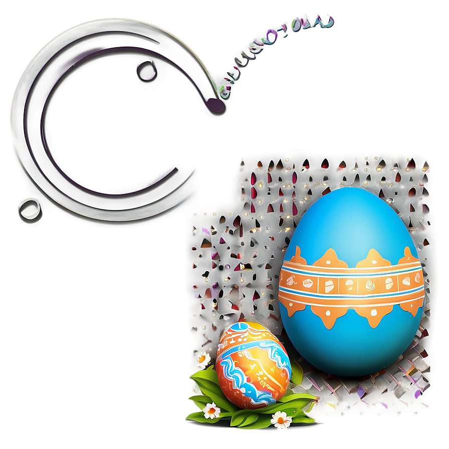 Easter Egg Banner Png Qpn