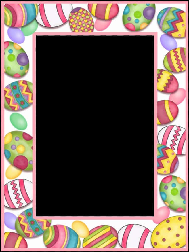 Easter Egg Frame Template