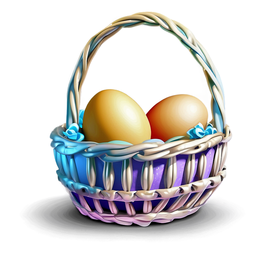 Easter Egg In Basket Png 05252024