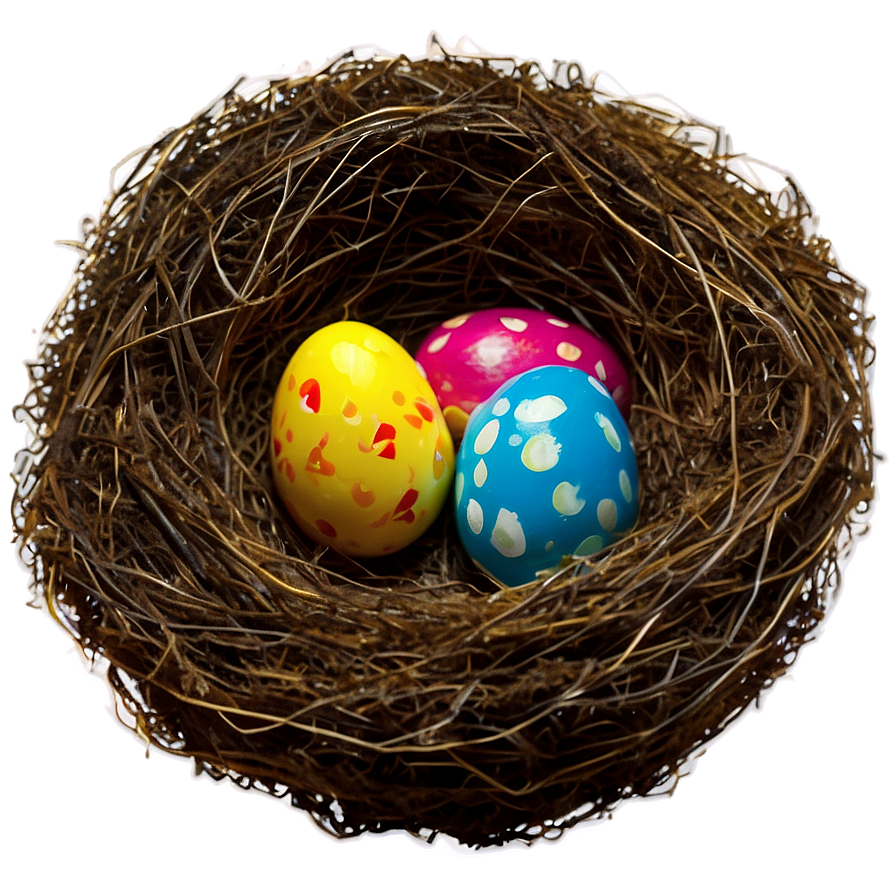 Easter Egg Nest Png Gah