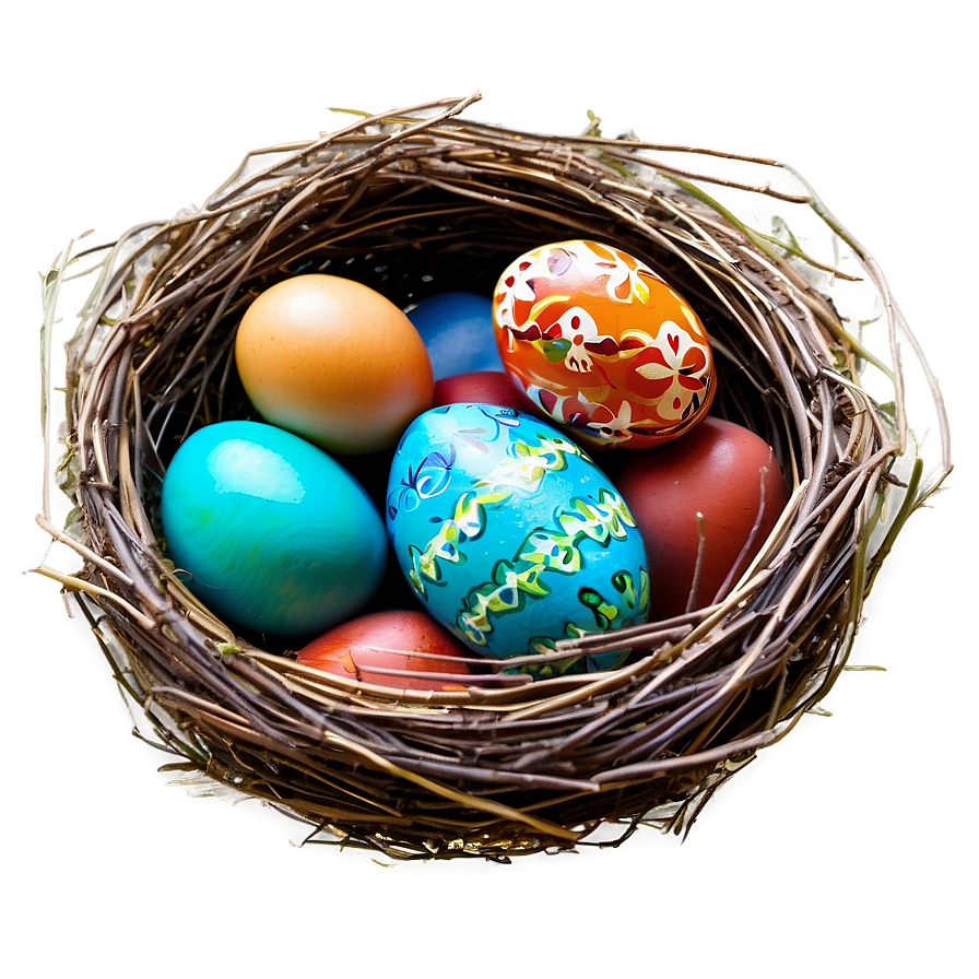 Easter Egg Nest Png Gra79