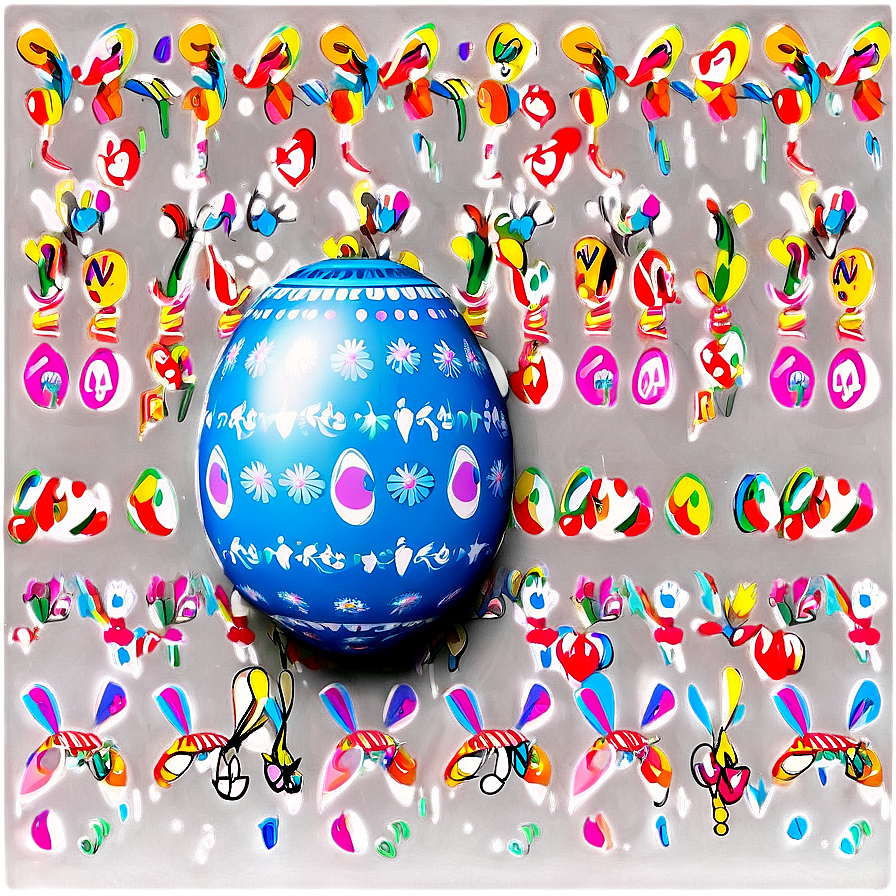 Easter Egg Pattern Png 05232024