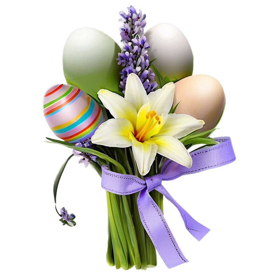 Easter Flowers Bouquet Png Uub