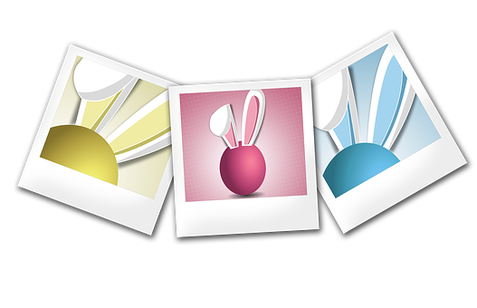 Easter Themed Graphic Design Elements