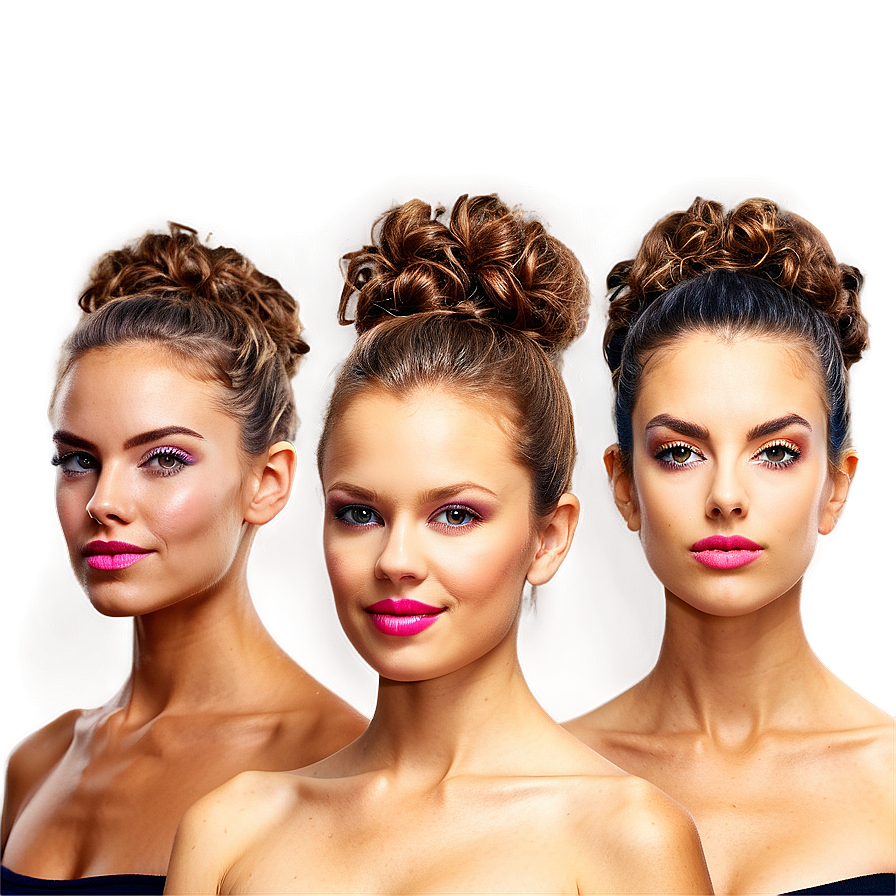 Easy Perm Hair Updos Png 6