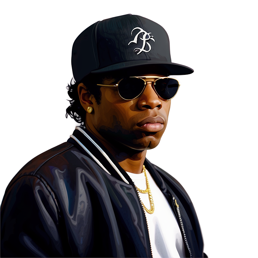 Eazy E 80s Rap Scene Png 06252024