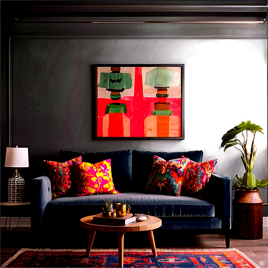 Eclectic Living Room Mix Png 05242024