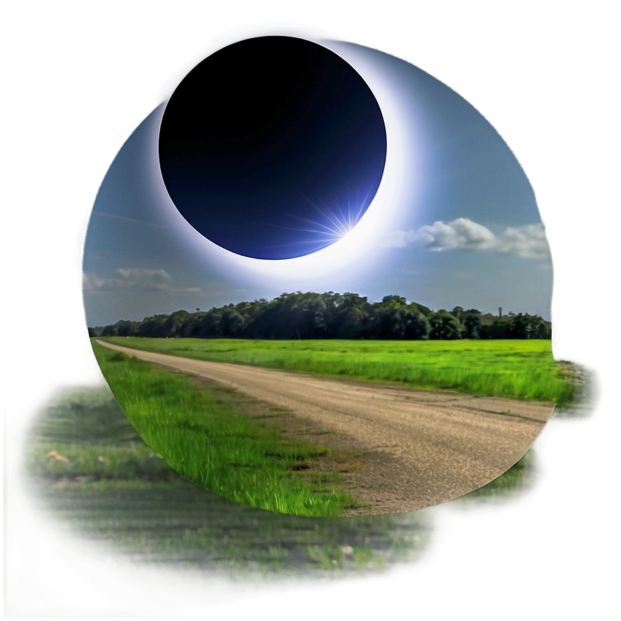 Eclipse Landscape Png Cum