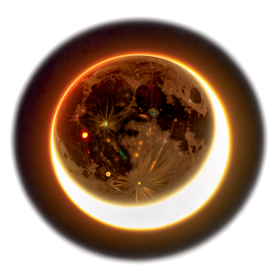 Eclipsing Moon Glow Png 99