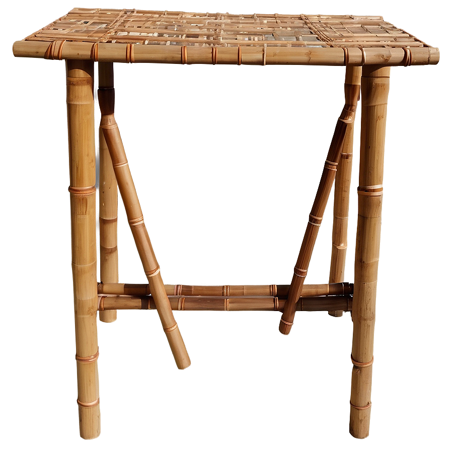 Eco-friendly Bamboo Table Png Xja