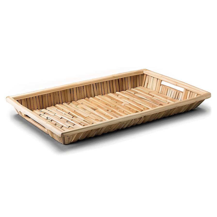 Eco-friendly Bamboo Tray Png 06212024