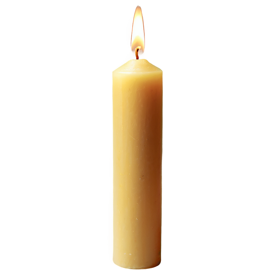 Eco-friendly Beeswax Candle Png 11