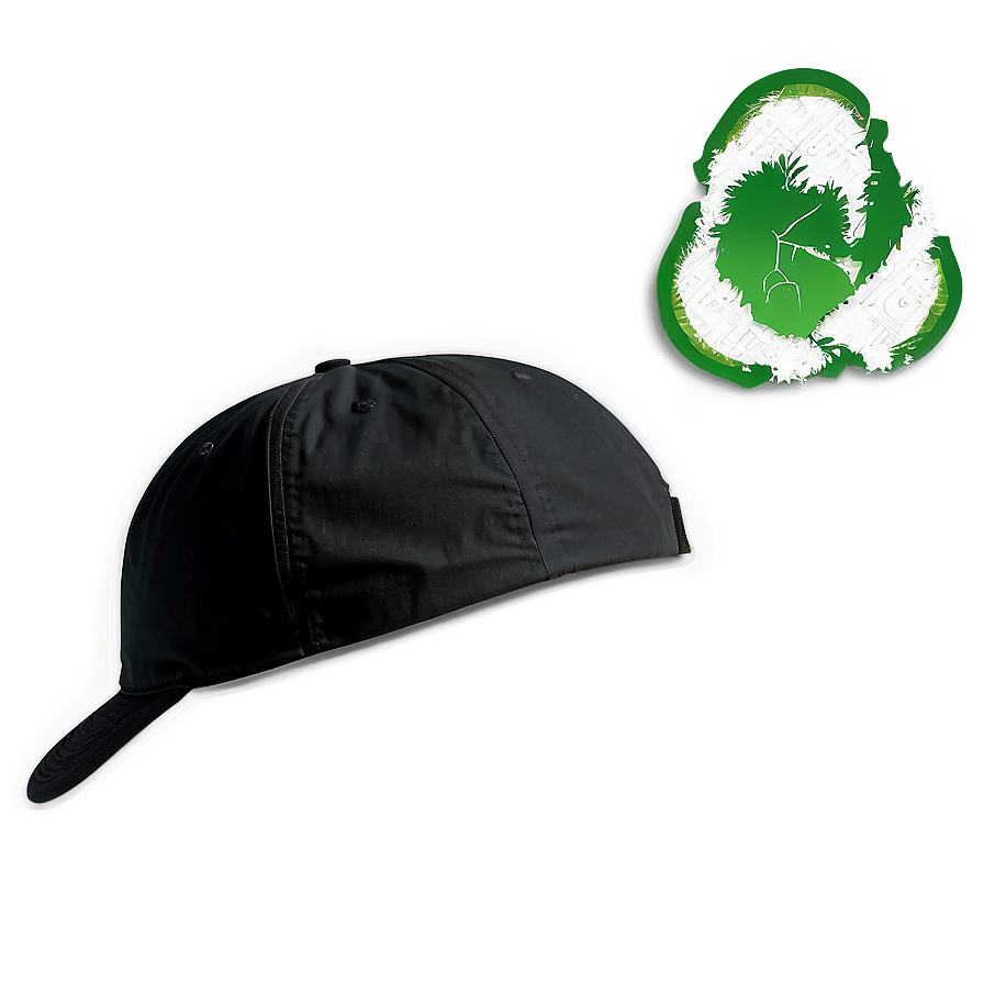 Eco-friendly Black Cap Png 06122024