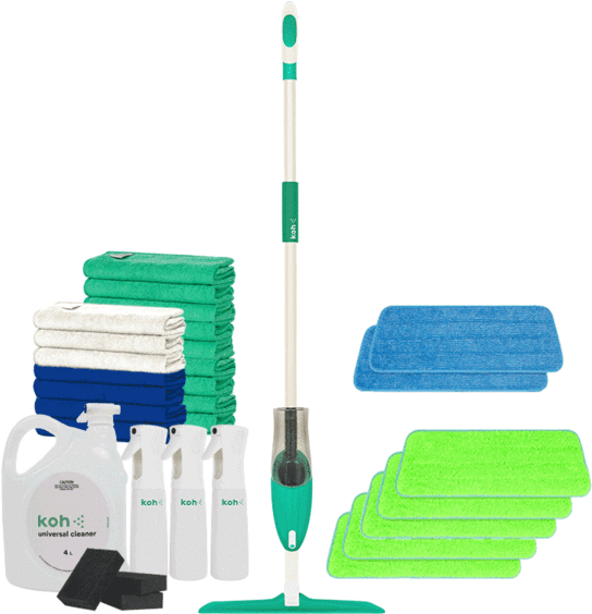 Eco Friendly Cleaning Products Set