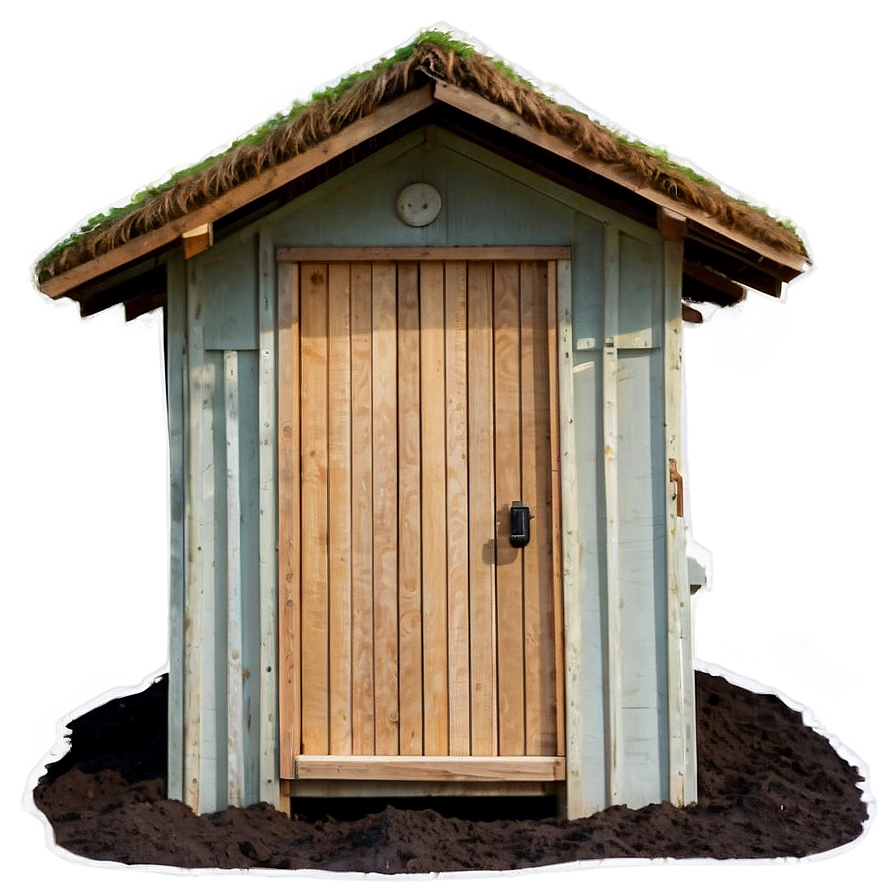 Eco-friendly Composting Outhouse Png 19