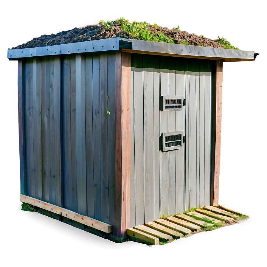 Eco-friendly Composting Outhouse Png Yal