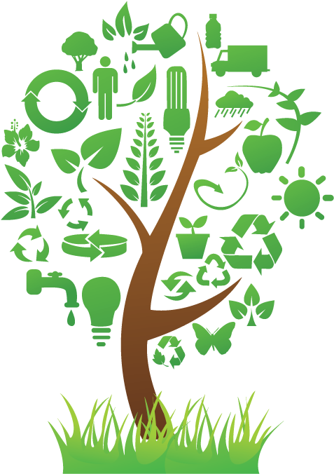 Eco Friendly Concept Tree