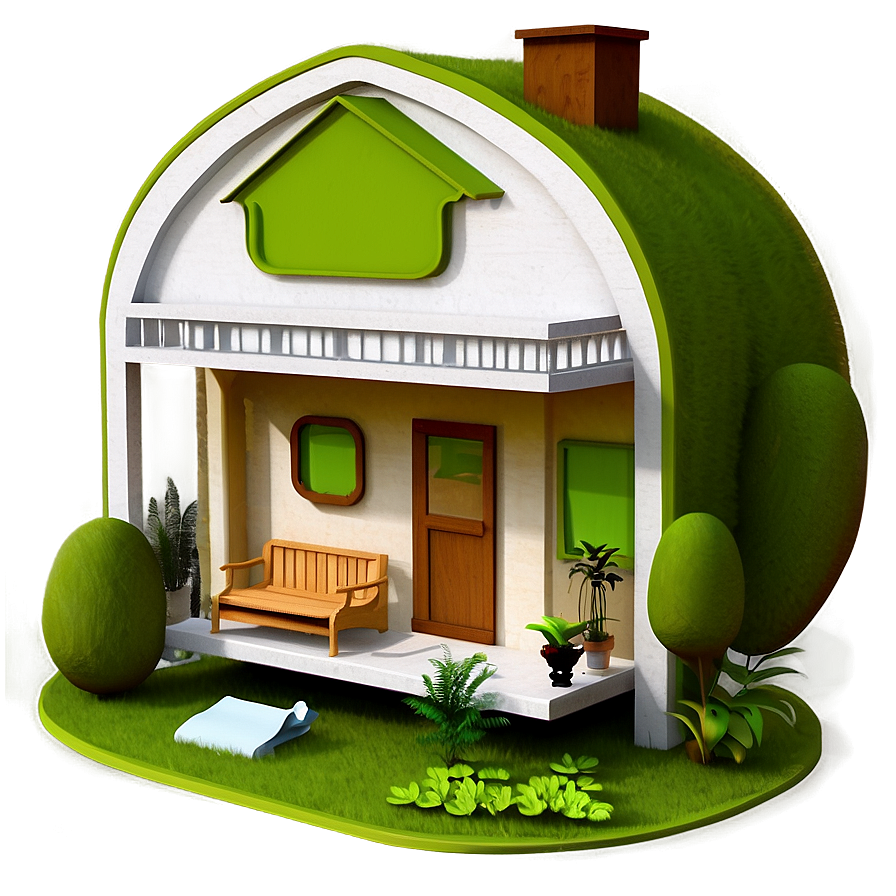 Eco-friendly Home Concept Png 05212024