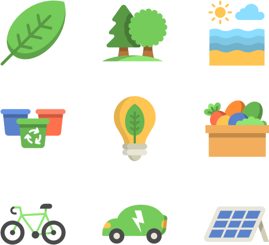 Eco Friendly Icons Set