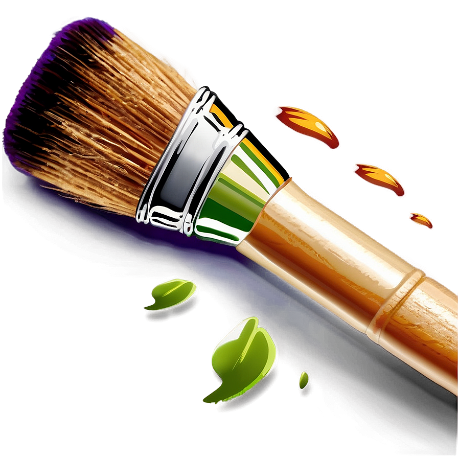 Eco-friendly Painting Brush Png 2