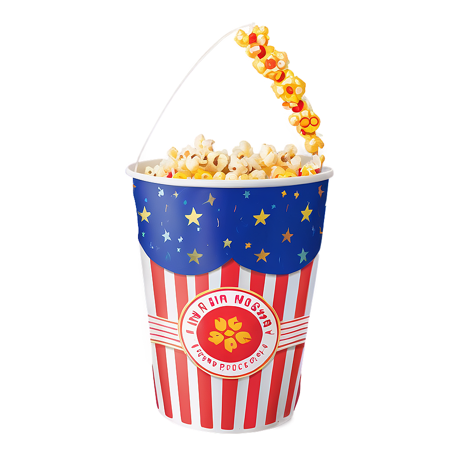 Eco-friendly Paper Popcorn Bucket Png Ebj