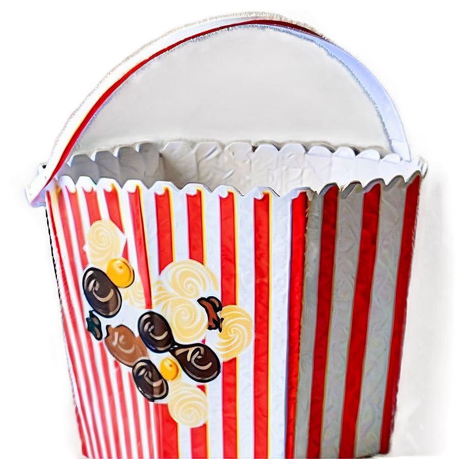 Eco-friendly Paper Popcorn Bucket Png Htj89