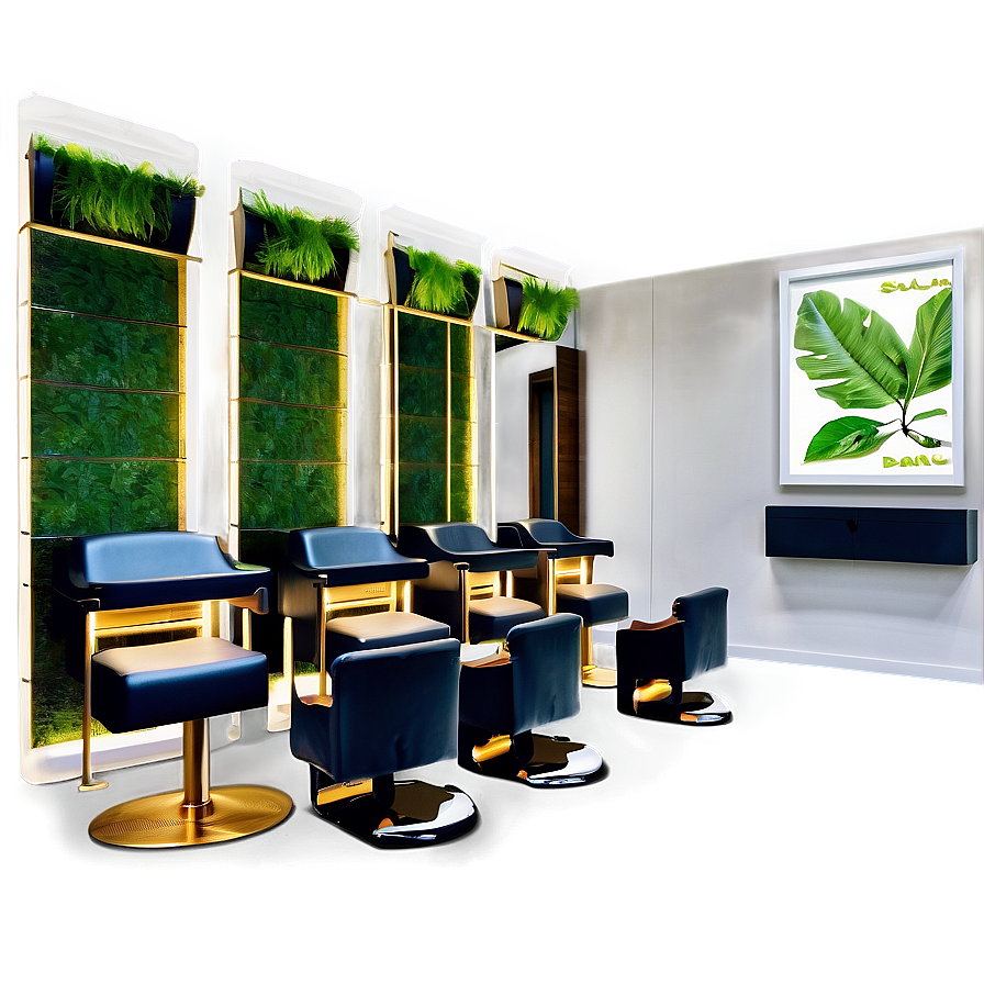 Eco-friendly Salon Interior Design Png 06252024