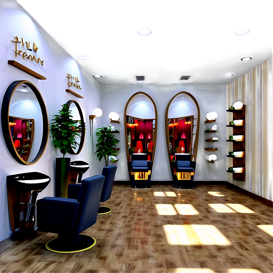 Eco-friendly Salon Interior Design Png Vmm