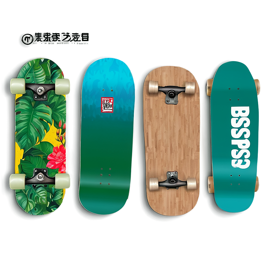 Eco-friendly Skateboard Deck Style Png 64