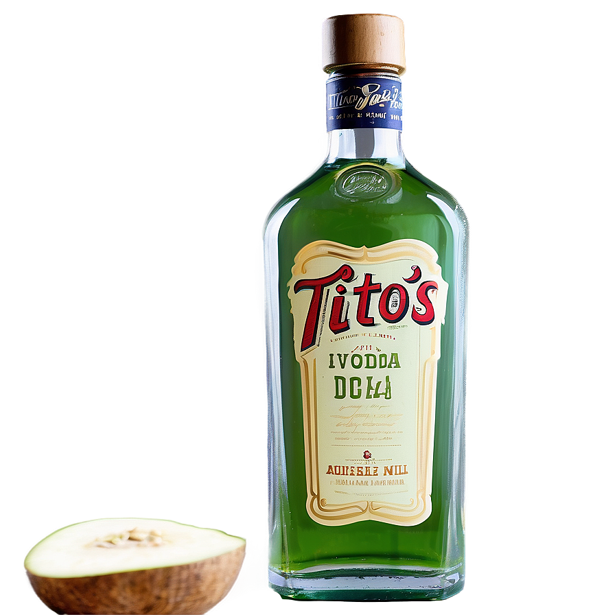 Eco-friendly Tito's Vodka Bottle Png 06252024