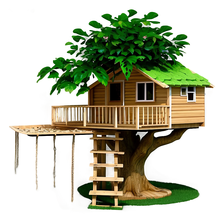 Eco-friendly Tree House Png 06282024