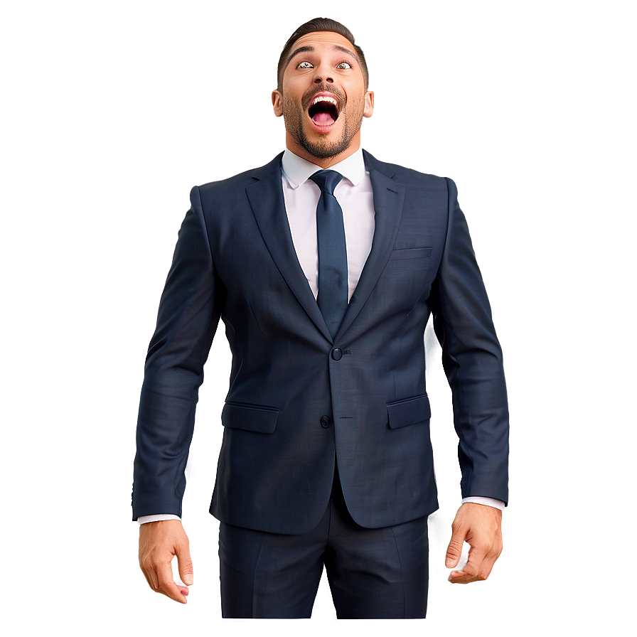 Ecstatic Man Emoji Png 35