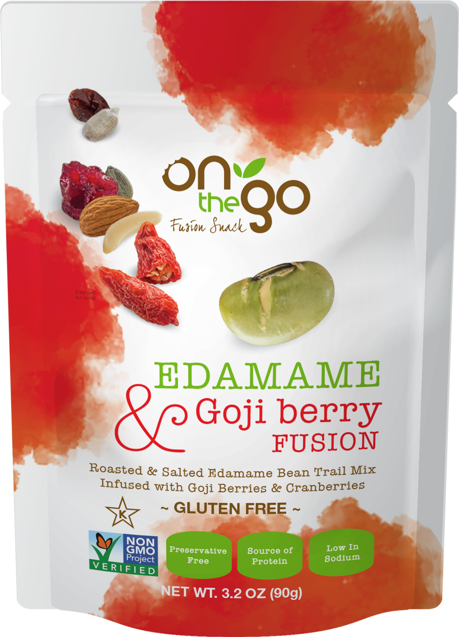 Edamame Goji Berry Fusion Snack Package