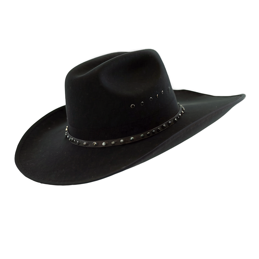 Edgy Black Cowboy Hat Png 06212024