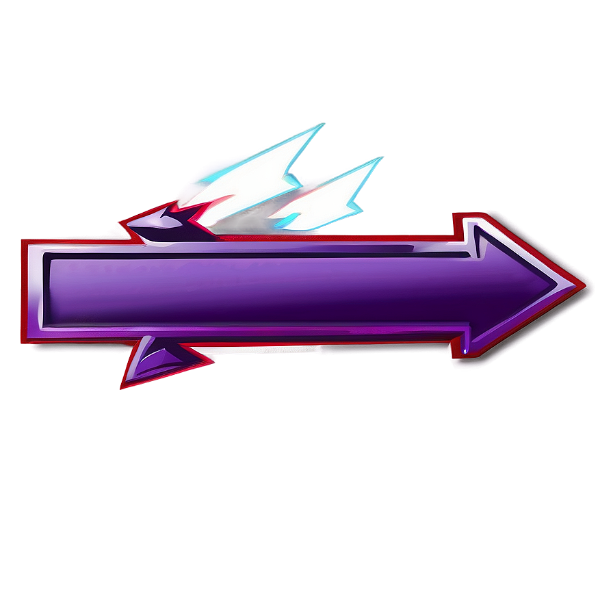 Edgy Purple Arrow Png 06272024