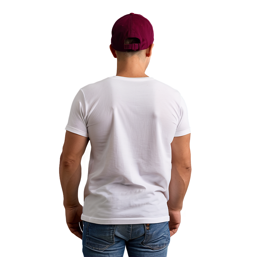 Editable White T-shirt Mockup Png Lwx