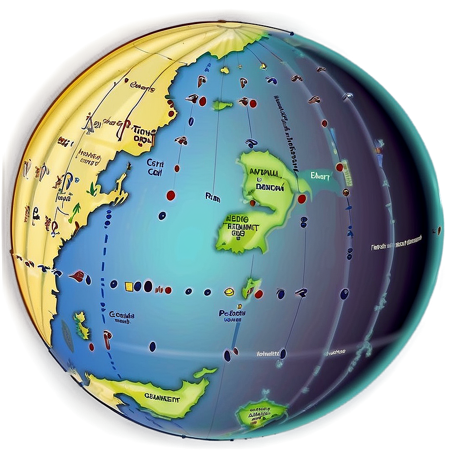 Educational Globe Diagram Png Xtb69