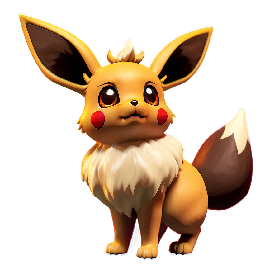 Eevee Evolution 3d Model Png Vdj26