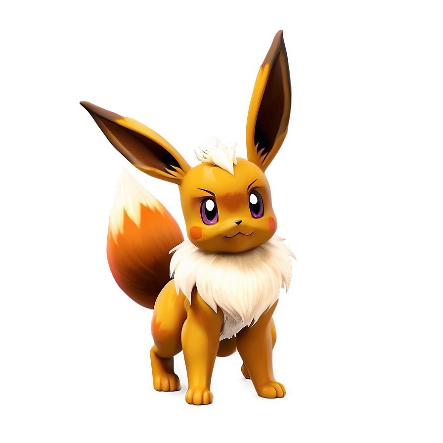 Eevee Trainer Battle Pose Png One45