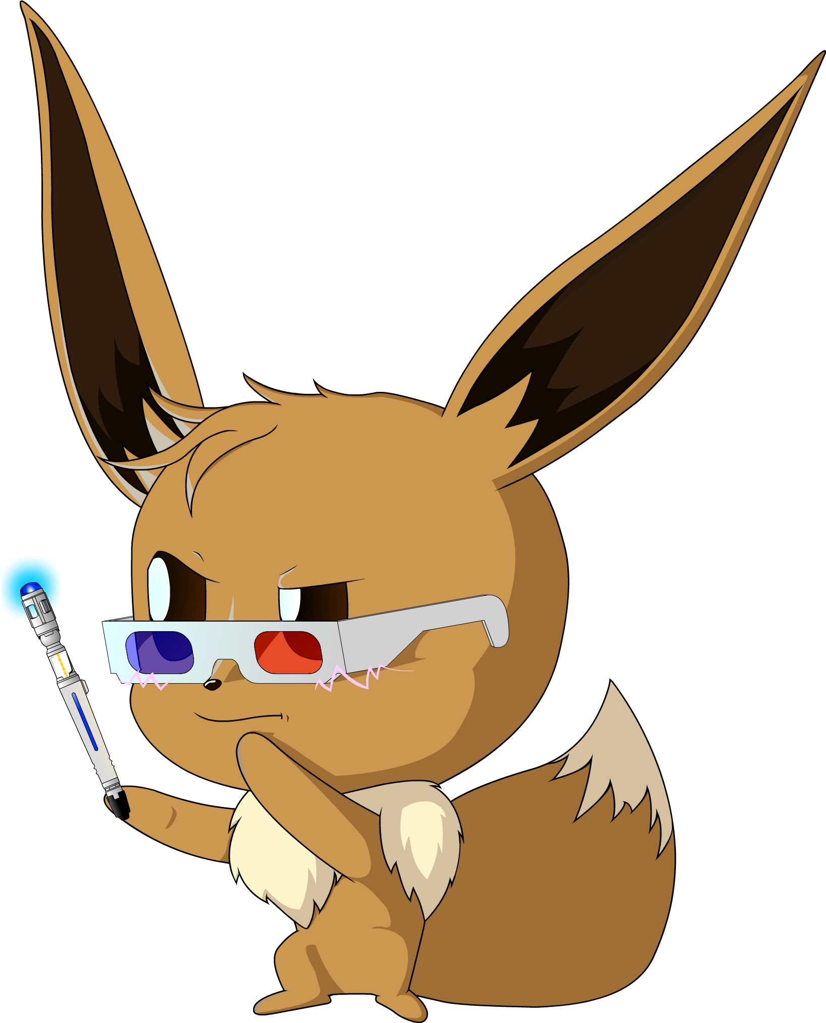 Eevee_with_3 D_ Glasses_and_ Lightsaber.png