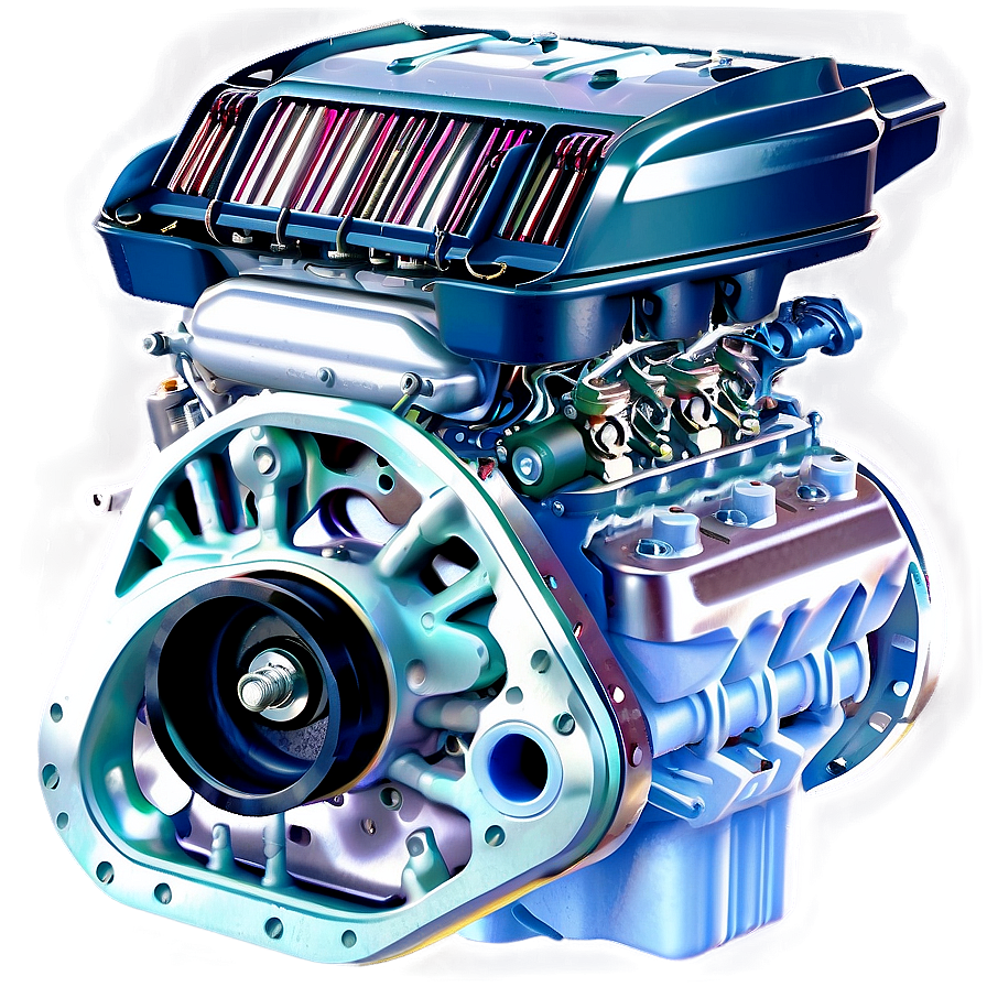 Efficient Car Engine System Png Unv