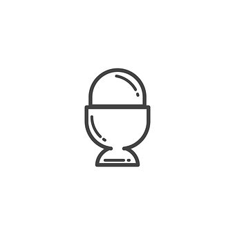 Egg Cup Icon Vector