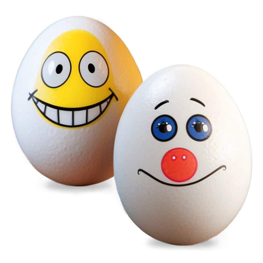 Egg With Faces Png Pwu